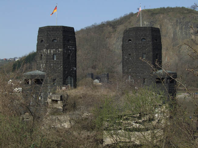 Still standing today, the twin towers of the Ludendorff Railroad Bridge on the west bank of the Rhine serve as a memorial to the fighting that went on there in the spring of 1945.