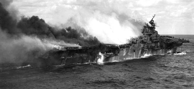Aboard the USS Franklin, Father O’Callahan provided comfort and courage during her darkest hour.