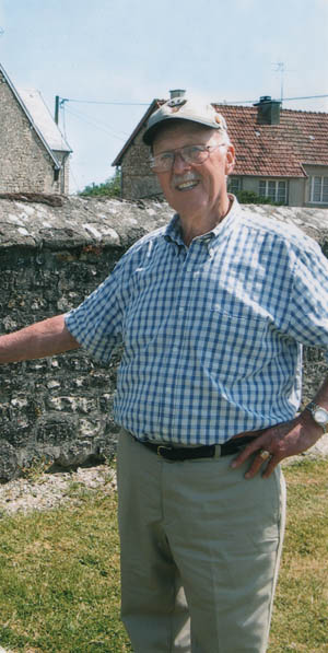 Veteran 101st Airborne trooper Reginald Alexander visited Normandy during a reunion decades after he parachuted into hostile territory on D-Day, June 6, 1944.