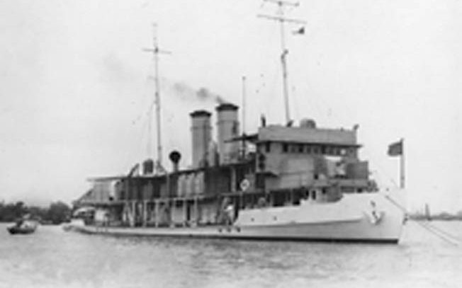 The U.S. Navy gunboat Panay was typical of the small river vessels that patrolled the waters of the Yangtze River during the 1920s and 1930s to protect American interests in China.