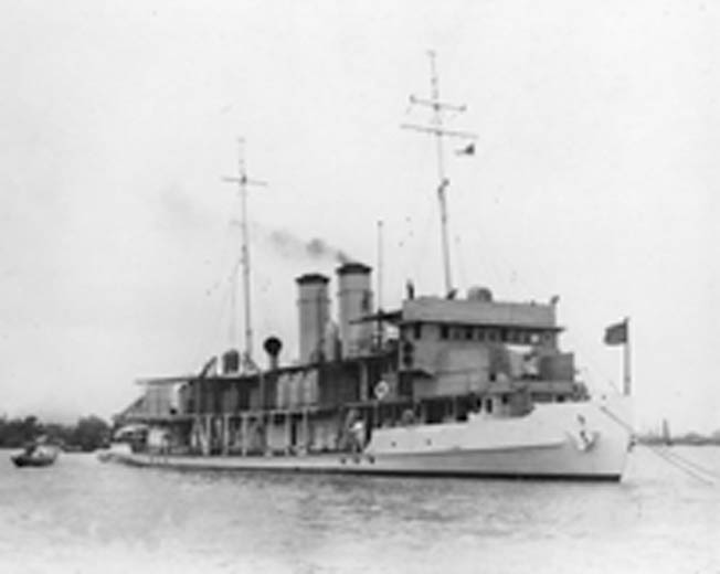 The U.S. Navy gunboat Panay was typical of the small river vessels that patrolled the waters of the Yangtze River during the 1920s and 1930s to protect American interests in China.