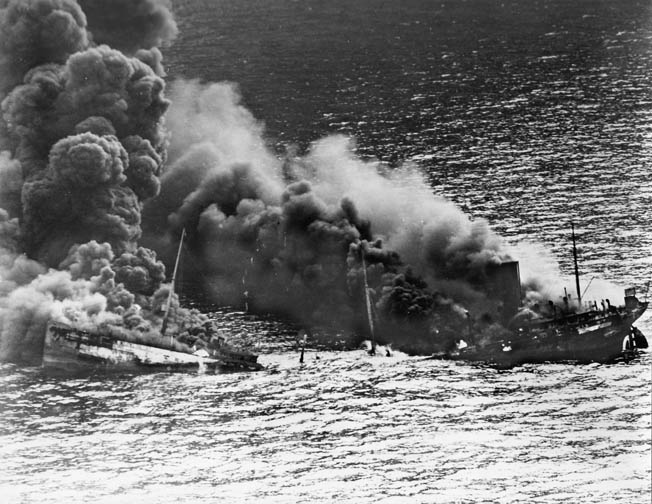 German U-Boats ravaged allied shipping in American coastal waters early in World War II.