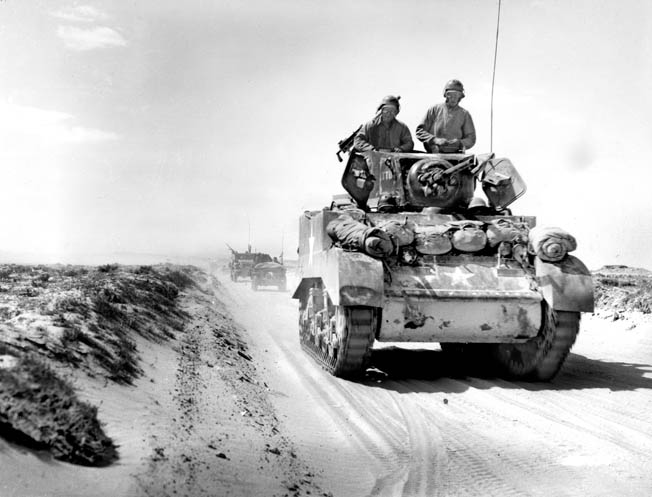 An American armored battalion’s introduction to combat resulted in two victories.