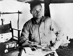 Lieutenant Colonel Lewis B. "Chesty" Puller, USMC, Commanding Officer of 1st Battalion, 7th Marine Regiment at Guadalcanal (1942)