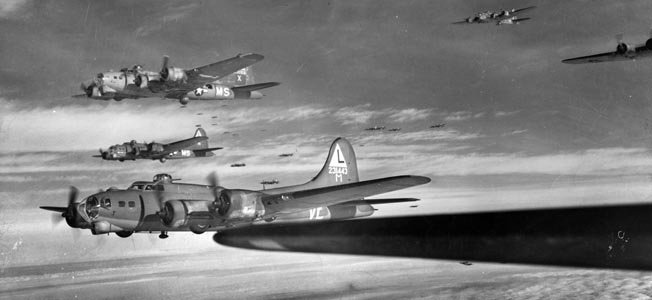 The author remembers the harrowing experience of piloting a Boeing B-17 Flying Fortress in the skies above Nazi Germany.