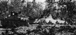 The American 193rd Tank Battalion played a pivotal role in the capture of Makin in the Pacific in 1943.