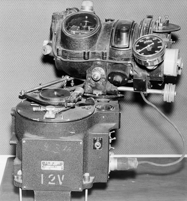 Interservice rivalry contributed to the development of the Norden bombsight. This M-1 Norden was acquired by the U.S. Army in 1932.