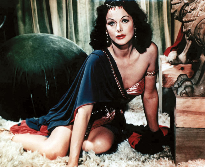 Striking an alluring pose in the 1949 Cecil B. De Mille film Samson and Delilah, actress Hedy Lamarr was both beautiful and intelligent. Her drawings initiated a revolutionary concept in radio frequency management.
