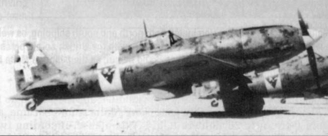 The Italian Macchi 202 Folgore (Thunderbolt) was a high-performance aircraft that was respected by Allied pilots in the Mediterranean. The Folgore was armed with 12.7mm and 7.7mm machine guns.