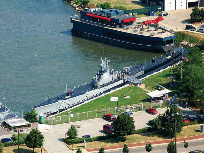 Today the USS Cod lies berthed at the waterfront along Lake Erie in Cleveland, Ohio. The vessel remains a memorial to those who were members of the silent service during World War II