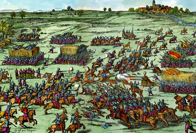 Count Bucquoy’s Imperial troops trounced Count Mansfeld’s Protestant force at Sablat in 1619 in a foreshadowing of White Mountain.