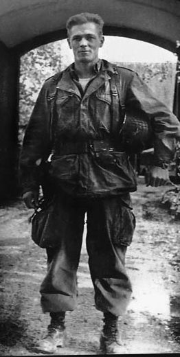 Major Dick Winters, photographed in Holland during Operation Market Garden.