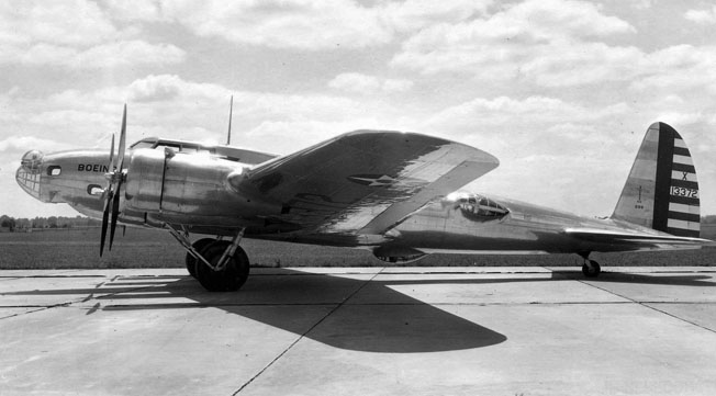 Before and After: Boeing XB-17, Model 299, the prototype for the B-17, crashed at Wright Field, Ohio, on October 30, 1935, killing the pilot and co-pilot due to a ground crewman’s error. Despte the accident, the government awarded Boeing a contract to start mass producing the “Flying Fortress.”