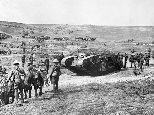 ww1 tanks inside