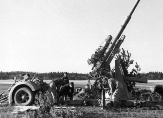 The German 88mm gun, originally designed as an antiaircraft artillery weapon, was equally effective as an antitank gun.