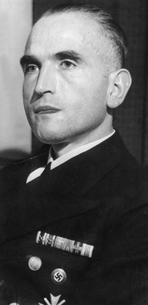 SS-Obergruppenführer Dr. Werner Best was the Reich Commissioner for occupied Denmark. In 1948 he was tried for ordering executions of resistance members and deportations of Danish Jews to death camps. He was eventually sentenced to 12 years in prison but was released in 1951. 