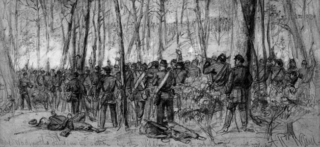 In the forbidding countryside of Virginia’s Wilderness, Ulysses S. Grant and Robert E. Lee stumbled blindly toward their first wartime encounter.