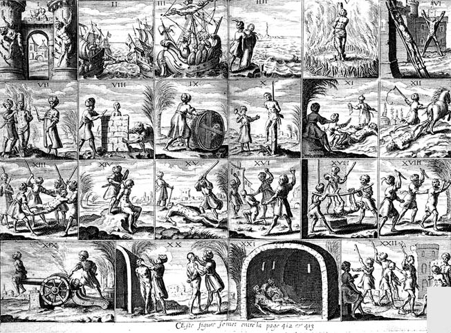 The cruelty with which the Christians were treated by the Barbary pirates is clearly depicted with various scenes of torture in this seventeenth century series of images.