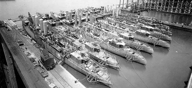 The World War 1 battleship destroyers employed by the U.S. Navy set the foundation for anti-submarine designs and American dominance in the 20th century's most decisive naval engagements.